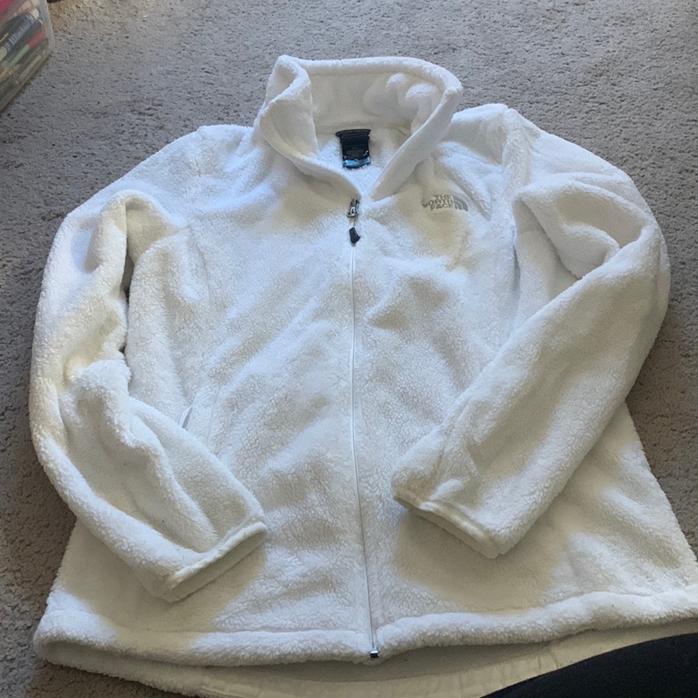 White North Face jacket